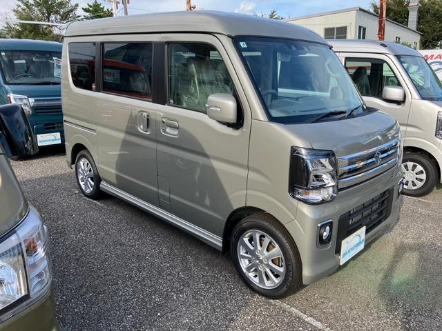 エブリイワゴン ＰＺターボスペシャル　４ＷＤ　両側電動スライドドア　クリアランスソナー　衝突被害軽減システム　ＬＥＤヘッドランプ　スマートキー　アイドリングストップ　電動格納ミラー　シートヒーター　ベンチシート　ＣＶＴ　盗難防止システム（19枚目）