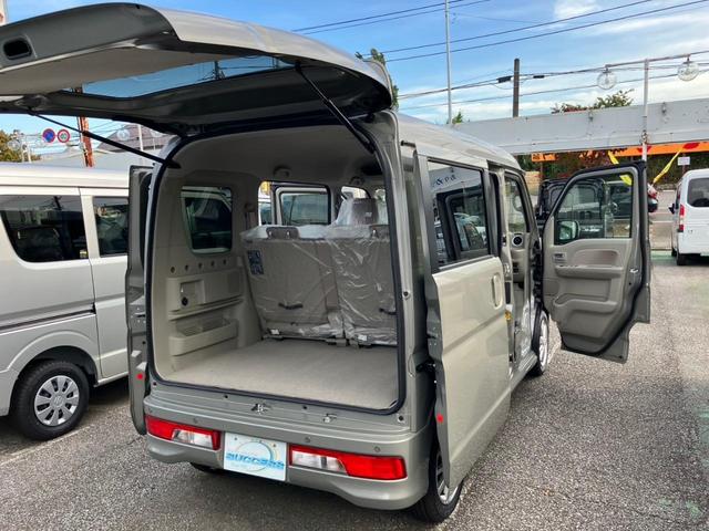 エブリイワゴン ＰＺターボスペシャル　４ＷＤ　両側電動スライドドア　クリアランスソナー　衝突被害軽減システム　ＬＥＤヘッドランプ　スマートキー　アイドリングストップ　電動格納ミラー　シートヒーター　ベンチシート　ＣＶＴ　盗難防止システム（24枚目）