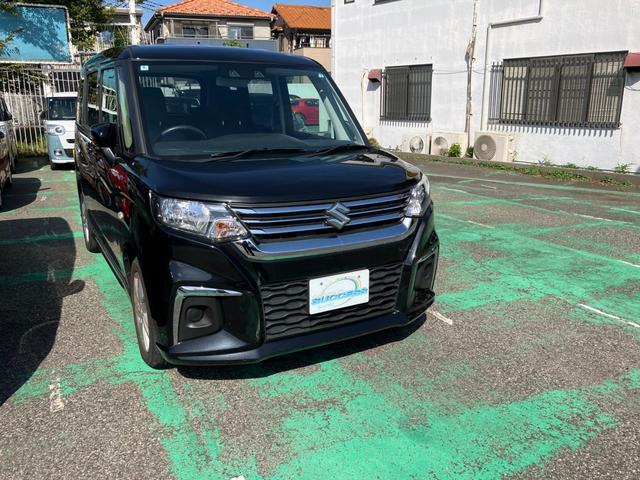 ソリオ ハイブリッドＭＸ　オートクルーズコントロール　衝突被害軽減システム　両側スライドドア　スマートキー　ＣＶＴ　アルミホイール　盗難防止システム　衝突安全ボディ　ＡＢＳ　ＥＳＣ　エアコン　パワーステアリング（2枚目）