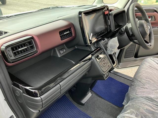 スペーシアカスタム ハイブリッドＸＳターボ　両側電動スライドドア　クリアランスソナー　オートクルーズコントロール　レーンアシスト　衝突被害軽減システム　オートライト　ＬＥＤヘッドランプ　スマートキー　アイドリングストップ　電動格納ミラー（13枚目）