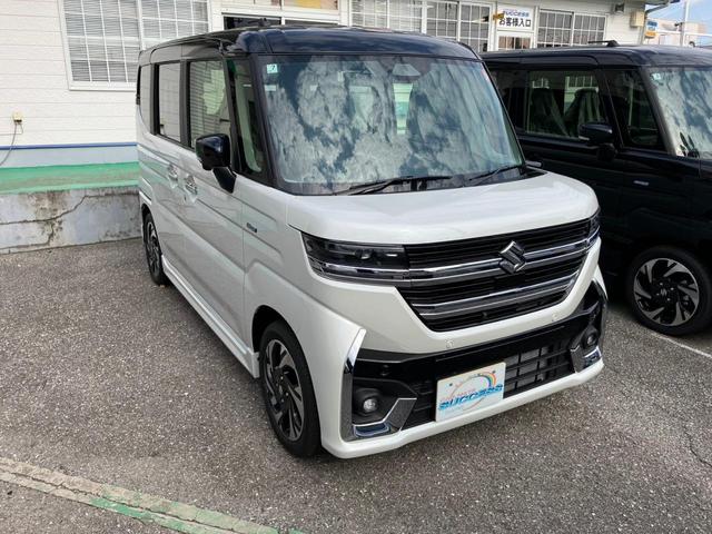 スペーシアカスタム ハイブリッドＸＳターボ　両側電動スライドドア　クリアランスソナー　オートクルーズコントロール　レーンアシスト　衝突被害軽減システム　オートライト　ＬＥＤヘッドランプ　スマートキー　アイドリングストップ　電動格納ミラー（16枚目）