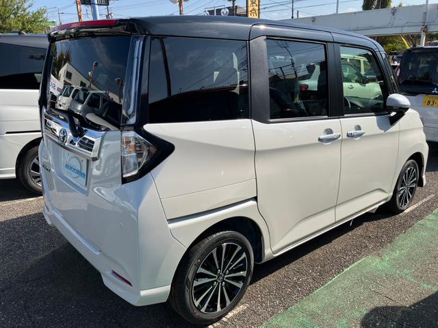 ルーミー カスタムＧ－Ｔ　全周囲カメラ　両側電動スライドドア　クリアランスソナー　オートクルーズコントロール　衝突被害軽減システム　アルミホイール　ＬＥＤヘッドランプ　スマートキー　アイドリングストップ　電動格納ミラー（8枚目）