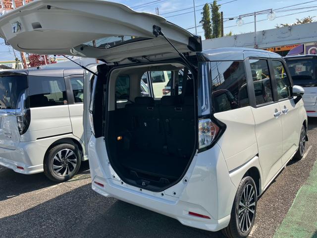 ルーミー カスタムＧ－Ｔ　全周囲カメラ　両側電動スライドドア　クリアランスソナー　オートクルーズコントロール　衝突被害軽減システム　アルミホイール　ＬＥＤヘッドランプ　スマートキー　アイドリングストップ　電動格納ミラー（9枚目）