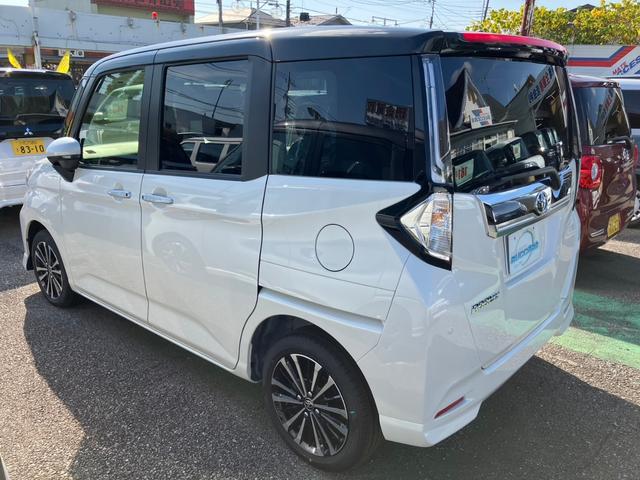 ルーミー カスタムＧ－Ｔ　全周囲カメラ　両側電動スライドドア　クリアランスソナー　オートクルーズコントロール　衝突被害軽減システム　アルミホイール　ＬＥＤヘッドランプ　スマートキー　アイドリングストップ　電動格納ミラー（12枚目）