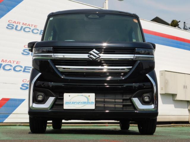 スペーシアカスタム ハイブリッドXSターボ メモリーナビ 地デジTV スマートキー 両側パワースライドドア 届出済未使用車(17枚目)