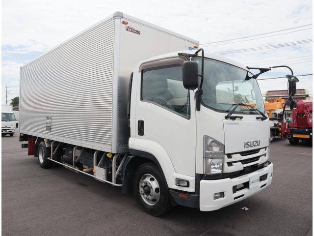 フォワード アルミバン　ゲート蓋　荷台長６，２３０ｍｍ　日本フルハーフ　ゲート蓋　ラッシング２段　左右側面、パワーゲートプレート付　フルゲートリフター　オートターン式　アルミ　１ｔ　ラジコン　車検有　ＥＴＣ　カラーバックカメラ　スペアキー有（3枚目）