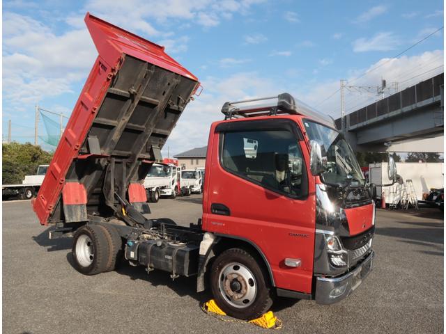 キャンター 強化ダンプ 全低床 3t4ナンバー 極東開発 DD02-31 3方開 ロックピン付 150馬力 インパネ5速 ICターボ ETC キーレス カラーバックカメラ Bluetooth付ラジオ メッキパーツ(3枚目)