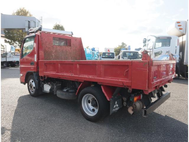 キャンター 強化ダンプ 全低床 3t4ナンバー 極東開発 DD02-31 3方開 ロックピン付 150馬力 インパネ5速 ICターボ ETC キーレス カラーバックカメラ Bluetooth付ラジオ メッキパーツ(6枚目)