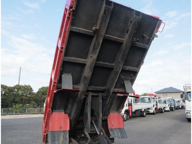 キャンター 強化ダンプ 全低床 3t4ナンバー 極東開発 DD02-31 3方開 ロックピン付 150馬力 インパネ5速 ICターボ ETC キーレス カラーバックカメラ Bluetooth付ラジオ メッキパーツ(10枚目)