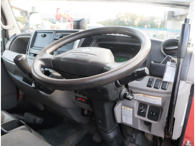 キャンター 強化ダンプ 全低床 3t4ナンバー 極東開発 DD02-31 3方開 ロックピン付 150馬力 インパネ5速 ICターボ ETC キーレス カラーバックカメラ Bluetooth付ラジオ メッキパーツ(20枚目)