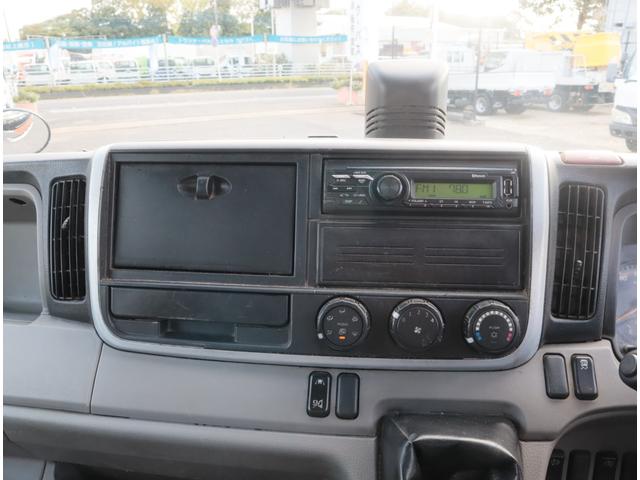 キャンター 強化ダンプ 全低床 3t4ナンバー 極東開発 DD02-31 3方開 ロックピン付 150馬力 インパネ5速 ICターボ ETC キーレス カラーバックカメラ Bluetooth付ラジオ メッキパーツ(23枚目)