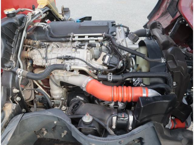 キャンター 強化ダンプ 全低床 3t4ナンバー 極東開発 DD02-31 3方開 ロックピン付 150馬力 インパネ5速 ICターボ ETC キーレス カラーバックカメラ Bluetooth付ラジオ メッキパーツ(28枚目)