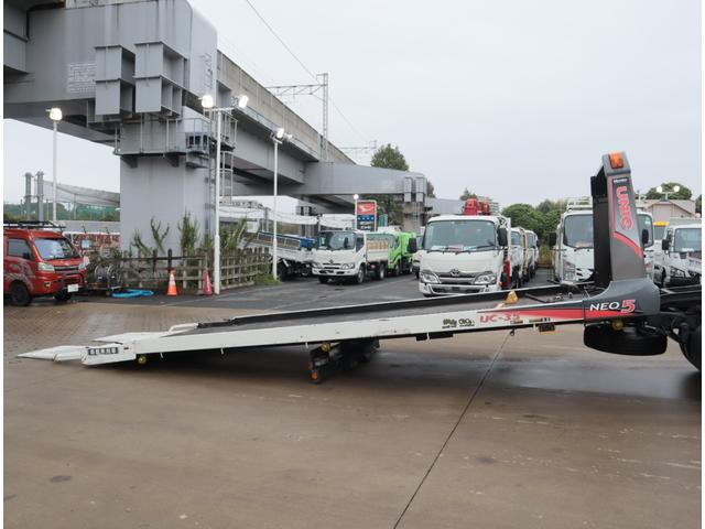 ダイナトラック セフティーローダー ネオ5 ウインチ ラジコン 3.45t ネオ5 ユニック UC-35NERS ウインチ ラジコン4ch リア手動ゲート 固縛フック 荷台長5,710mm 積載3.45t 車検有り 150馬力 ETC キーレス(14枚目)