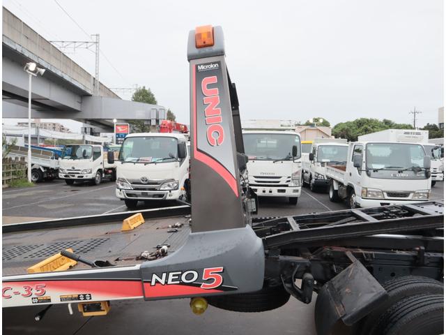 ダイナトラック セフティーローダー ネオ5 ウインチ ラジコン 3.45t ネオ5 ユニック UC-35NERS ウインチ ラジコン4ch リア手動ゲート 固縛フック 荷台長5,710mm 積載3.45t 車検有り 150馬力 ETC キーレス(16枚目)