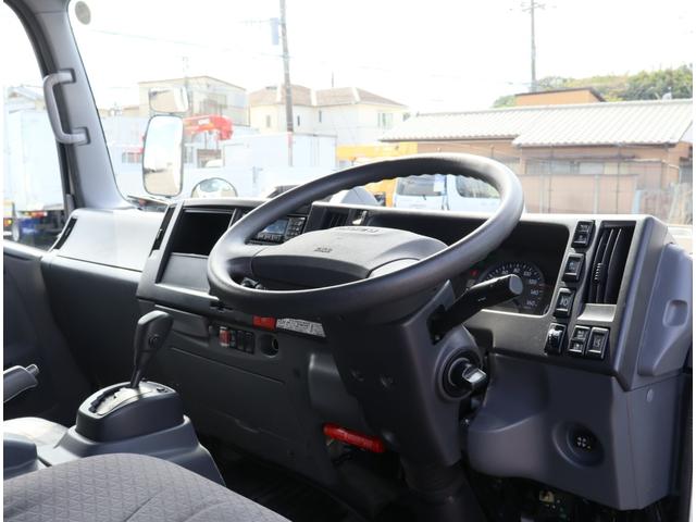 エルフトラック 保冷バン　ワイドロング　サイドドア　オートフロア　ＡＴ車　フルフラットロー　矢野特殊　スライドサイドドア　リア３枚観音　床オートフロア　ナカオ工業　Ｎ－２－１－１Ｃ　　断熱：リア７５ｍｍ　それ以外全て５０ｍｍ　前後換気口　ステンレスパーツ有　積載３．７ｔ（25枚目）