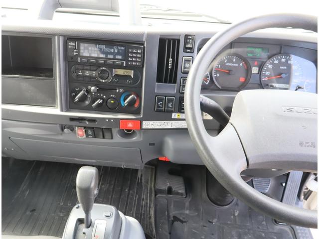 エルフトラック 保冷バン　ワイドロング　サイドドア　オートフロア　ＡＴ車　フルフラットロー　矢野特殊　スライドサイドドア　リア３枚観音　床オートフロア　ナカオ工業　Ｎ－２－１－１Ｃ　　断熱：リア７５ｍｍ　それ以外全て５０ｍｍ　前後換気口　ステンレスパーツ有　積載３．７ｔ（26枚目）