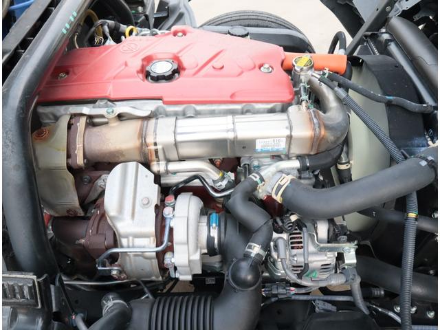 ダイナトラック 2.9t吊4段クレーン 木平 高床 ワイドロング 積載3t 走行23千km タダノ ZX294HSA フックイン ラジコン 警報仕様(定格荷重指示装置付) 3方開 床鉄板貼り 精工ラック 6MT 車検付 電動パーキングブレーキ 社外ナビ(35枚目)