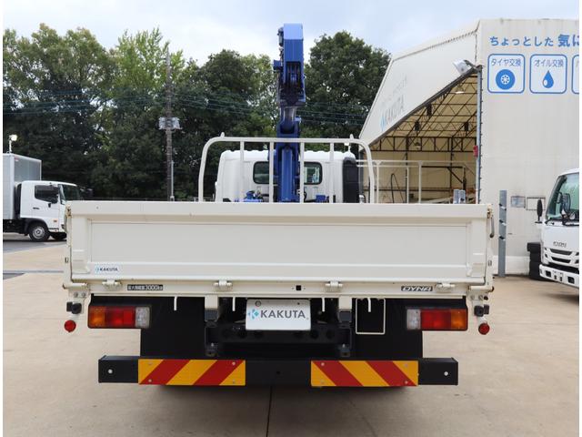 ダイナトラック 2.9t吊4段クレーン ワイドロング 積載3t 走行24千km タダノ ZX294HSA フックイン ラジコン 警報仕様(定格荷重指示装置付) 3方開 床鉄板貼り 保証書有 取扱説明書有 記録簿有 電動パーキングブレーキ(5枚目)