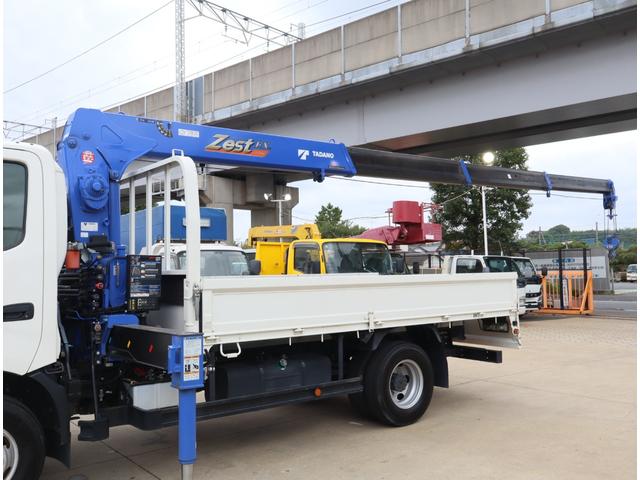 ダイナトラック 2.9t吊4段クレーン ワイドロング 積載3t 走行24千km タダノ ZX294HSA フックイン ラジコン 警報仕様(定格荷重指示装置付) 3方開 床鉄板貼り 保証書有 取扱説明書有 記録簿有 電動パーキングブレーキ(14枚目)