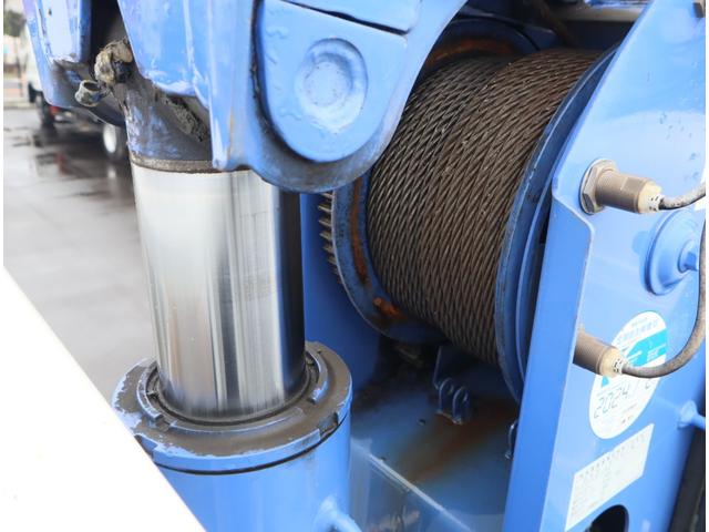 デュトロ 2.6t吊4段クレーン 木平 高床 標準ロング 積載3t オートマ タダノ ZE264HRE フックイン ラジコン ブーム、アウトリガー未格納警報装置付 3方開 精工ラック ロープ穴2対 丸カンフック2対 横根太鉄製 ETC(15枚目)