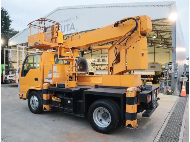 エルフトラック 高所作業車 タダノ AT-121TG 作業高11.9m バケット200kg フロア6MT 保証書、取説、記録簿有 ETC(6枚目)
