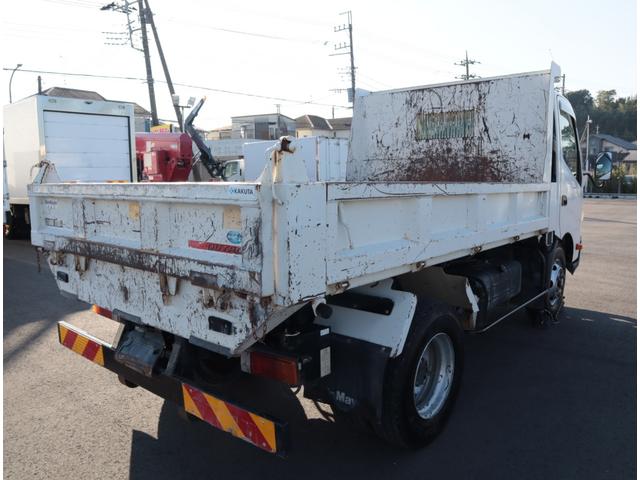 デュトロ セフティーローダーダンプ ワイドセミロング 積載3.7t スライドダンプ 3方開 ロックピン付 取扱説明書有り 180馬力 マニュアル6速 ETC付 ラジオ有り(4枚目)