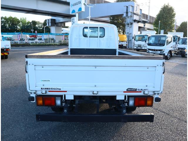 エルフトラック 木平 フルフラットロー 積載1.55t 車両総重量5t未満 スムーサーEX 3方開 ICターボ ETC Bluetooth付ラジオ 取説有(5枚目)