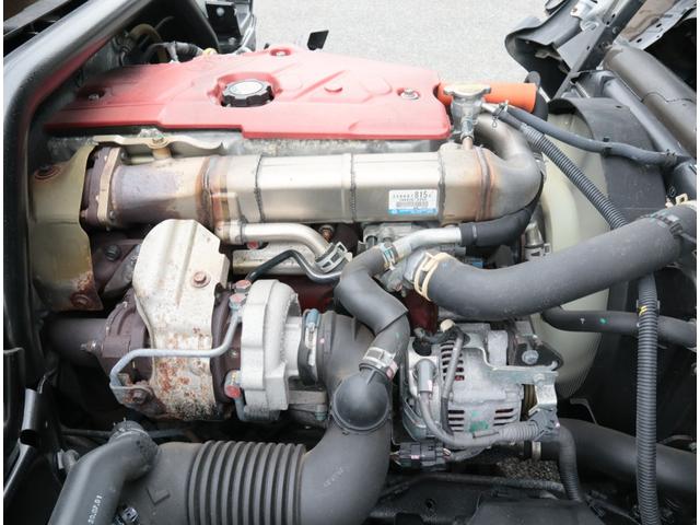 デュトロ 全低床 ワイドロング 積載2t 車両総重量5t未満 3方開 精工ラック 丸カンフック3対 150馬力 保証書有 取扱説明書有 ICターボ ETC カラーバックカメラ Bluetooth付ラジオ(27枚目)