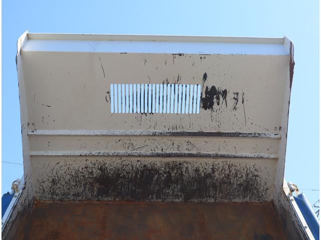 ヒノレンジャー 強化ダンプ 新明和製 走行43千km 新明和 DR4-0003SY 1方開 手動コボレーン ロックピン付 プロテクターアングル2本補強 取扱説明書有 ICターボ ETC Bluetooth付ラジオ(9枚目)