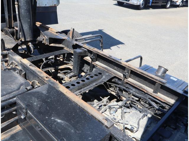 ヒノレンジャー 強化ダンプ 新明和製 走行43千km 新明和 DR4-0003SY 1方開 手動コボレーン ロックピン付 プロテクターアングル2本補強 取扱説明書有 ICターボ ETC Bluetooth付ラジオ(13枚目)