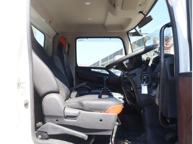 ヒノレンジャー 強化ダンプ 新明和製 走行43千km 新明和 DR4-0003SY 1方開 手動コボレーン ロックピン付 プロテクターアングル2本補強 取扱説明書有 ICターボ ETC Bluetooth付ラジオ(22枚目)