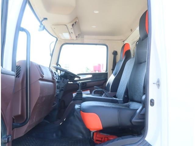 ヒノレンジャー 強化ダンプ 新明和製 走行43千km 新明和 DR4-0003SY 1方開 手動コボレーン ロックピン付 プロテクターアングル2本補強 取扱説明書有 ICターボ ETC Bluetooth付ラジオ(29枚目)