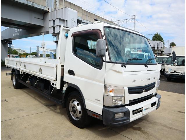 キャンター 木平　ワイド超々ロング　５方開　積載４．５５ｔ　５方開　ロープ穴４対　鳥居、アオリ内鉄板貼り　中間柱差し込み式　保証書有　取扱説明書有　記録簿有　車検付　１７５馬力　坂道発進補助有（3枚目）