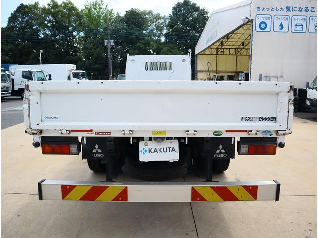 キャンター 木平　ワイド超々ロング　５方開　積載４．５５ｔ　５方開　ロープ穴４対　鳥居、アオリ内鉄板貼り　中間柱差し込み式　保証書有　取扱説明書有　記録簿有　車検付　１７５馬力　坂道発進補助有（5枚目）