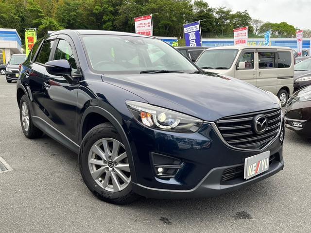 ＣＸ－５ ＸＤ　Ｌパッケージ　禁煙車　ディーゼルターボ　純正ＳＤナビ　フルセグＴＶ　ＤＶＤ　ＣＤ　ブルートゥース　バックカメラ　本革電動シート　レーダークルーズ　衝突軽減ブレーキ　シートヒーター　ウインカーミラー　コーナーセンサー　レーンキープ　ＬＥＤライト　フォグ（3枚目）