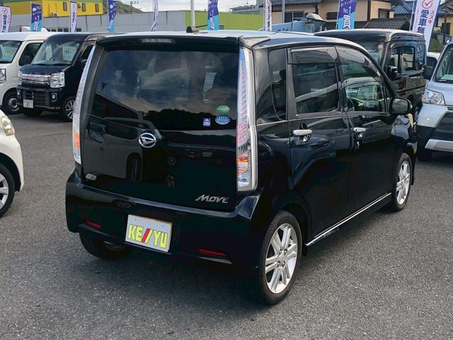 ムーヴ カスタム　ＲＳ　禁煙車　純正７インチナビ　ラジオ　ＣＤ　ＤＶＤ　アインドリングストップ　ＥＴＣ　電格ミラー　純正アルミ　プッシュストップ　スマートキー　フロアマット　サイドバイザー　シガーソケット　集中ドアロック（9枚目）
