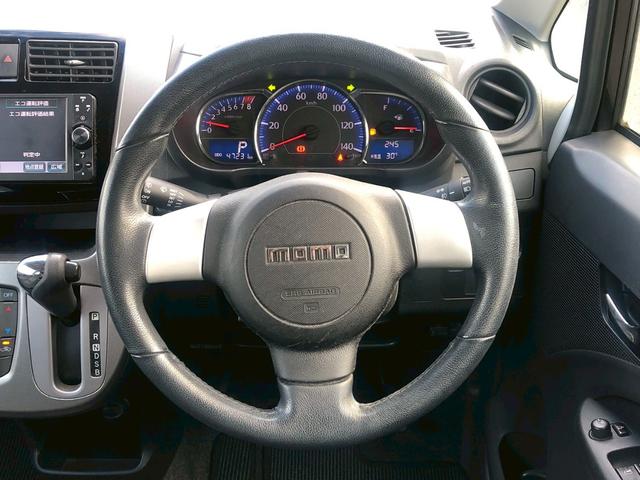 ムーヴ カスタム　ＲＳ　禁煙車　純正７インチナビ　ラジオ　ＣＤ　ＤＶＤ　アインドリングストップ　ＥＴＣ　電格ミラー　純正アルミ　プッシュストップ　スマートキー　フロアマット　サイドバイザー　シガーソケット　集中ドアロック（12枚目）