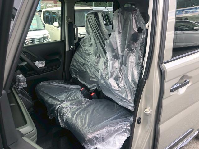 スペーシアギア ハイブリッドＸＺ　ターボ　届出済未使用車　全方位カメラ　純正９型ナビ　フルセグＴＶ　衝突軽減ブレーキ　レーンキープ　レーダークルーズ　ハンドル＆シートヒーター　後席サーキュレーター　両側自動スライド　コーナーセンサー　ウインカー付き電格ミラー　ルーフレール（18枚目）