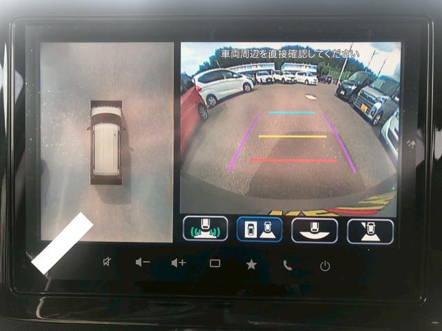 スペーシアギア ハイブリッドＸＺ　ターボ　届出済未使用車　全方位カメラ　純正９型ナビ　フルセグＴＶ　衝突軽減ブレーキ　レーンキープ　レーダークルーズ　ハンドル＆シートヒーター　後席サーキュレーター　両側自動スライド　コーナーセンサー　ウインカー付き電格ミラー　ルーフレール（27枚目）