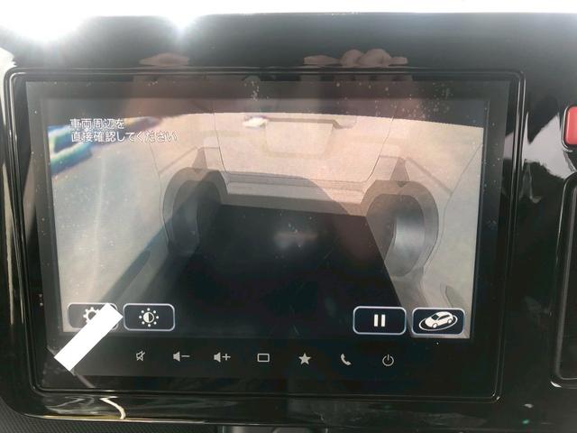 スペーシアギア ハイブリッドＸＺ　ターボ　届出済未使用車　全方位カメラ　純正９型ナビ　フルセグＴＶ　衝突軽減ブレーキ　レーンキープ　レーダークルーズ　ハンドル＆シートヒーター　後席サーキュレーター　両側自動スライド　コーナーセンサー　ウインカー付き電格ミラー　ルーフレール（29枚目）