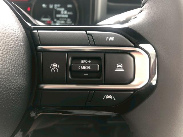 スペーシアギア ハイブリッドＸＺ　ターボ　届出済未使用車　全方位カメラ　純正９型ナビ　フルセグＴＶ　衝突軽減ブレーキ　レーンキープ　レーダークルーズ　ハンドル＆シートヒーター　後席サーキュレーター　両側自動スライド　コーナーセンサー　ウインカー付き電格ミラー　ルーフレール（30枚目）