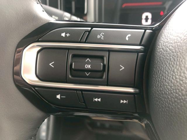 スペーシアギア ハイブリッドＸＺ　ターボ　届出済未使用車　全方位カメラ　純正９型ナビ　フルセグＴＶ　衝突軽減ブレーキ　レーンキープ　レーダークルーズ　ハンドル＆シートヒーター　後席サーキュレーター　両側自動スライド　コーナーセンサー　ウインカー付き電格ミラー　ルーフレール（31枚目）