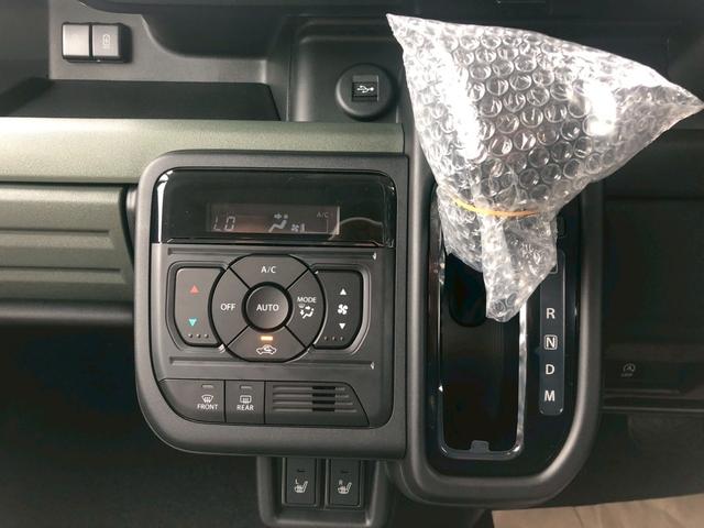 スペーシアギア ハイブリッドＸＺ　ターボ　届出済未使用車　全方位カメラ　純正９型ナビ　フルセグＴＶ　衝突軽減ブレーキ　レーンキープ　レーダークルーズ　ハンドル＆シートヒーター　後席サーキュレーター　両側自動スライド　コーナーセンサー　ウインカー付き電格ミラー　ルーフレール（36枚目）