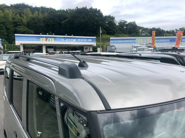 スペーシアギア ハイブリッドＸＺ　ターボ　届出済未使用車　全方位カメラ　純正９型ナビ　フルセグＴＶ　衝突軽減ブレーキ　レーンキープ　レーダークルーズ　ハンドル＆シートヒーター　後席サーキュレーター　両側自動スライド　コーナーセンサー　ウインカー付き電格ミラー　ルーフレール（59枚目）