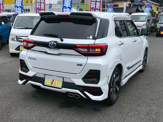 ライズ Ｚ　ハイブリット　モデリスタフルエアロ　純正９型ナビ　ＴＶ　ＤＶＤ　ＣＤ　ブルートゥース　バックカメラ　衝突軽減ブレーキ　クルーズコントロール　ＥＴＣ２．０　シートヒーター　ＵＳＢ　ＬＥＤライト　フォグ　コーナーセンサー　ウインカーミラー　純正１７インチアルミ（4枚目）