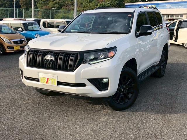 ランドクルーザープラド TX Lパッケージ マットブラックエディション 禁煙車 ワンオーナー 純正OP9型ナビ ブルートゥース バックカメラ ドラレコ前後 ETC シートヒーターエアコン オートハビーム コーナーセンサー LED フォグ 車線逸脱警告 ルーフレール TRC(12枚目)