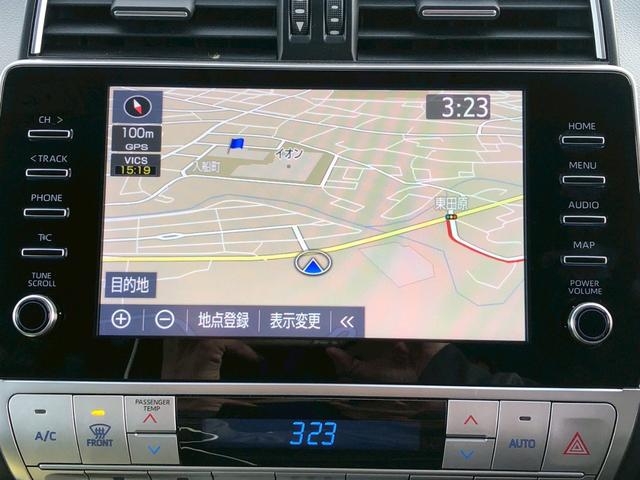 ランドクルーザープラド TX Lパッケージ マットブラックエディション 禁煙車 ワンオーナー 純正OP9型ナビ ブルートゥース バックカメラ ドラレコ前後 ETC シートヒーターエアコン オートハビーム コーナーセンサー LED フォグ 車線逸脱警告 ルーフレール TRC(27枚目)