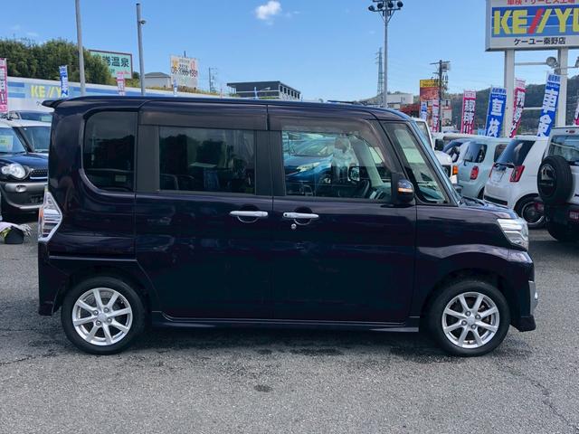 タント カスタムX 禁煙車 神奈川仕入 下取直販車 純正7型SDナビ DVD CD フルセグTV ブルートゥース バックカメラ ETC 自動スライドドア 後席サンシェード HIDオートライト フォグランプ ウインカーミラー 2021年製ブリジストンタイヤ スマートキー(8枚目)
