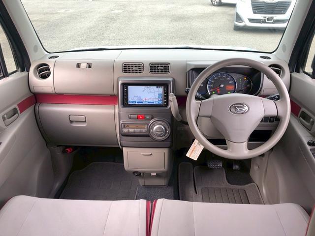 ムーヴコンテ G 禁煙車 純正ナビ 1セグTV CD バックカメラ AUX スマートキー アイドリングSTOP オートエアコン ヘットライトレベライザー フォグランプ 電動格納ドアミラー 2017年製ファルケンタイヤ プライバシーガラス Wエアバック ABS ベンチシート(5枚目)