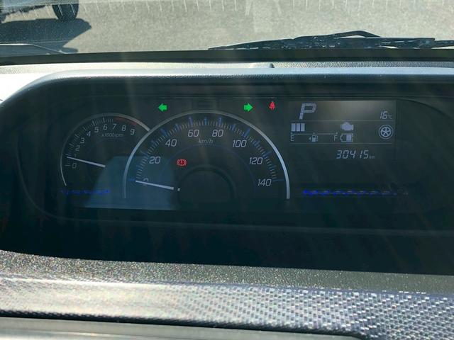 ワゴンR ハイブリッドFZ 禁煙車 社外6型ナビ ブルートゥース バックカメラ エンジンスターター シートヒーター スマートキー オートライト バニティミラー 電格ミラー LED バイザー ドリンクホルダー 革ステ ステリモ(38枚目)